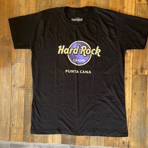 Brand new hard rock casino Punta Cana black T-shirt short sleeve extra-large